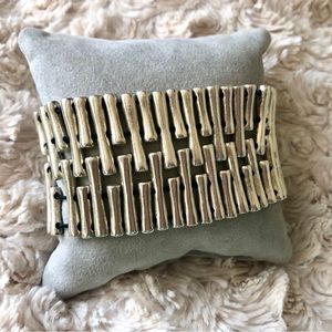 Calvin Klein Silver Tone Stretch Bracelet
